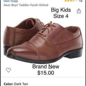 BRAND NEW: Boys Deer Stags Dress Shoes
